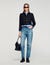 Tweed-Jacke mit Volants