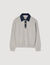 Pullover mit Kragen aus Jeansstoff