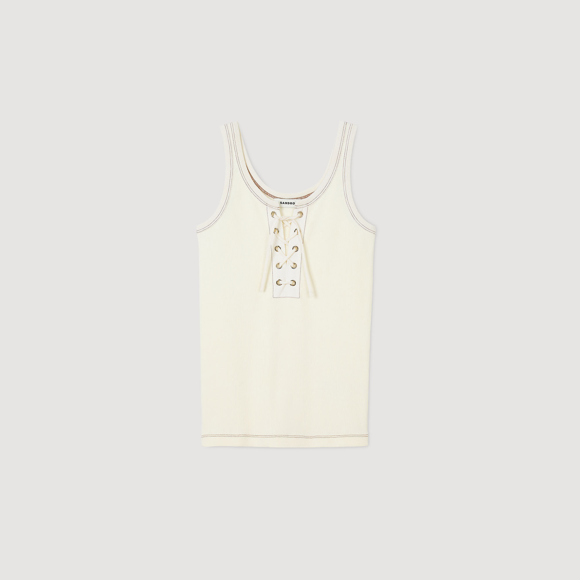 Achselshirt mit Schnüren