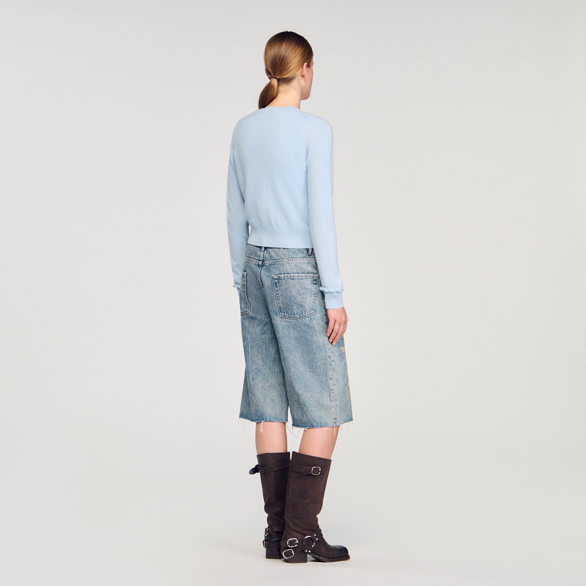 Cardigan mit Volants