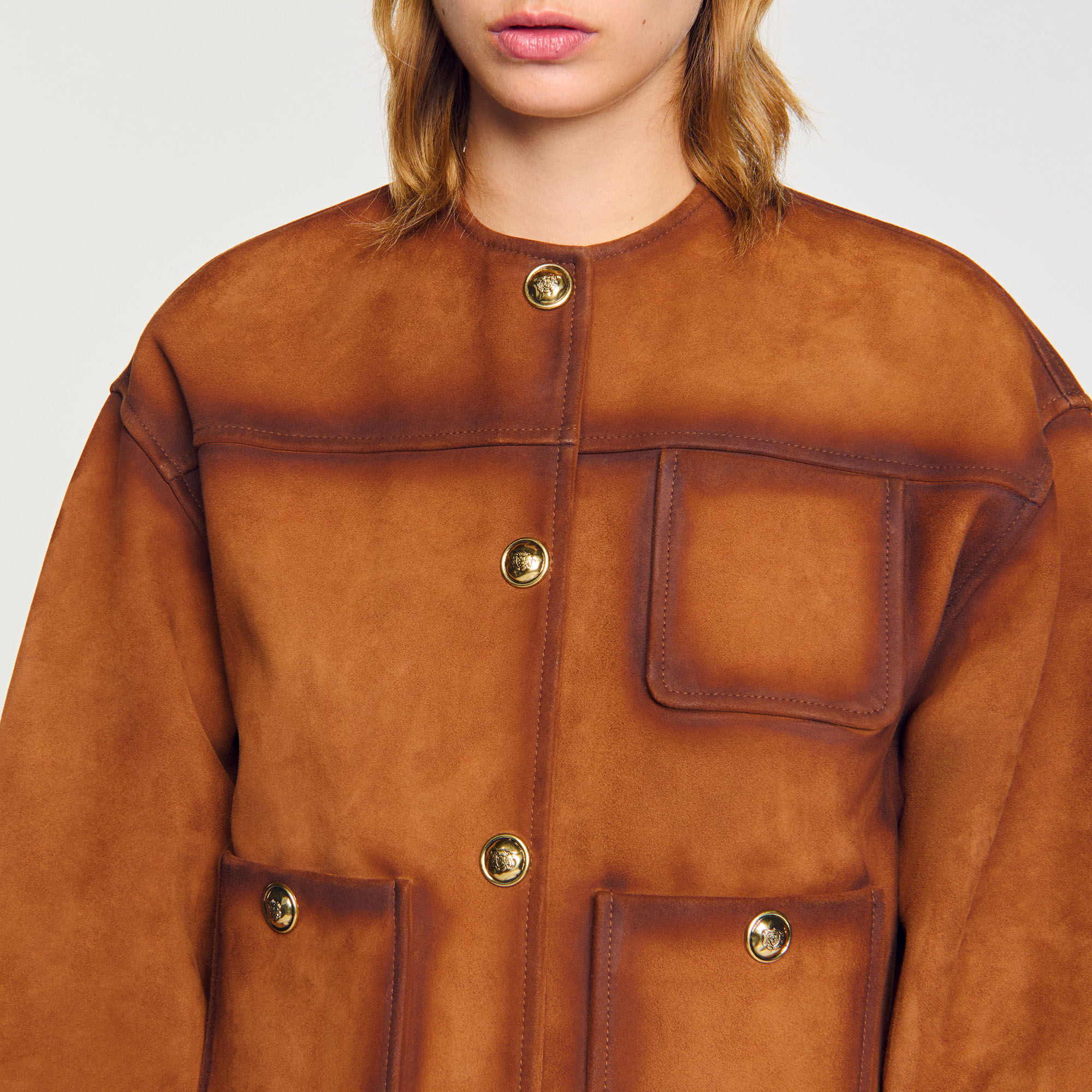 Velourslederjacke
