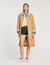 Trenchcoat mit Strasskragen