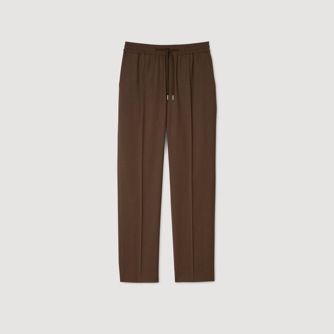 Elastische Hose mit geradem Schnitt