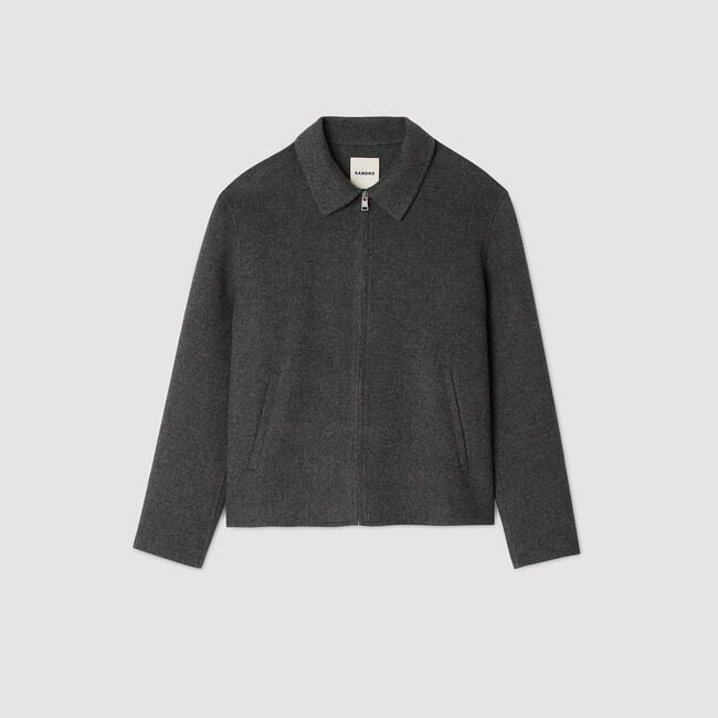 Blouson aus Doubleface-Wolle