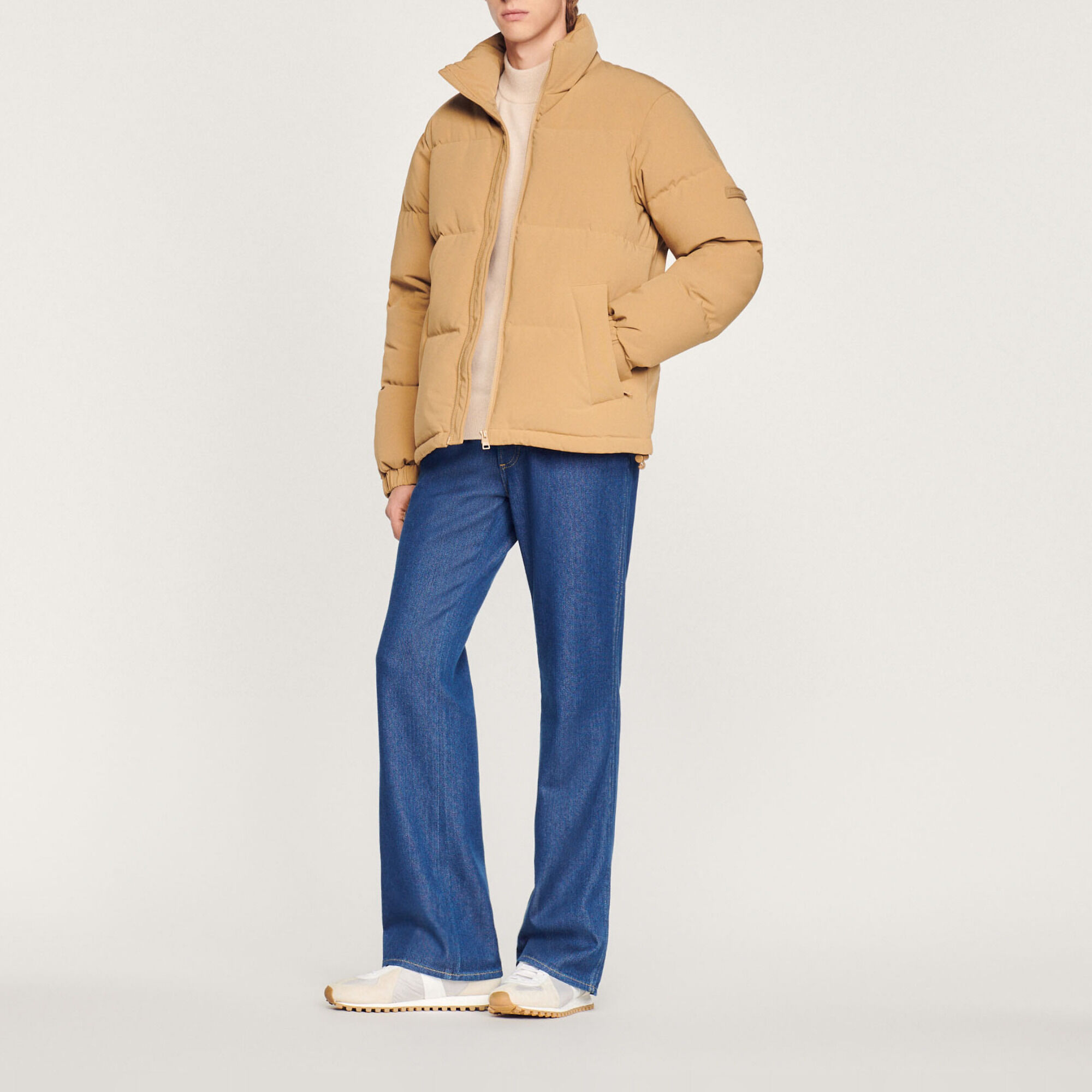 Oversize-Daunenjacke aus Technikgewebe