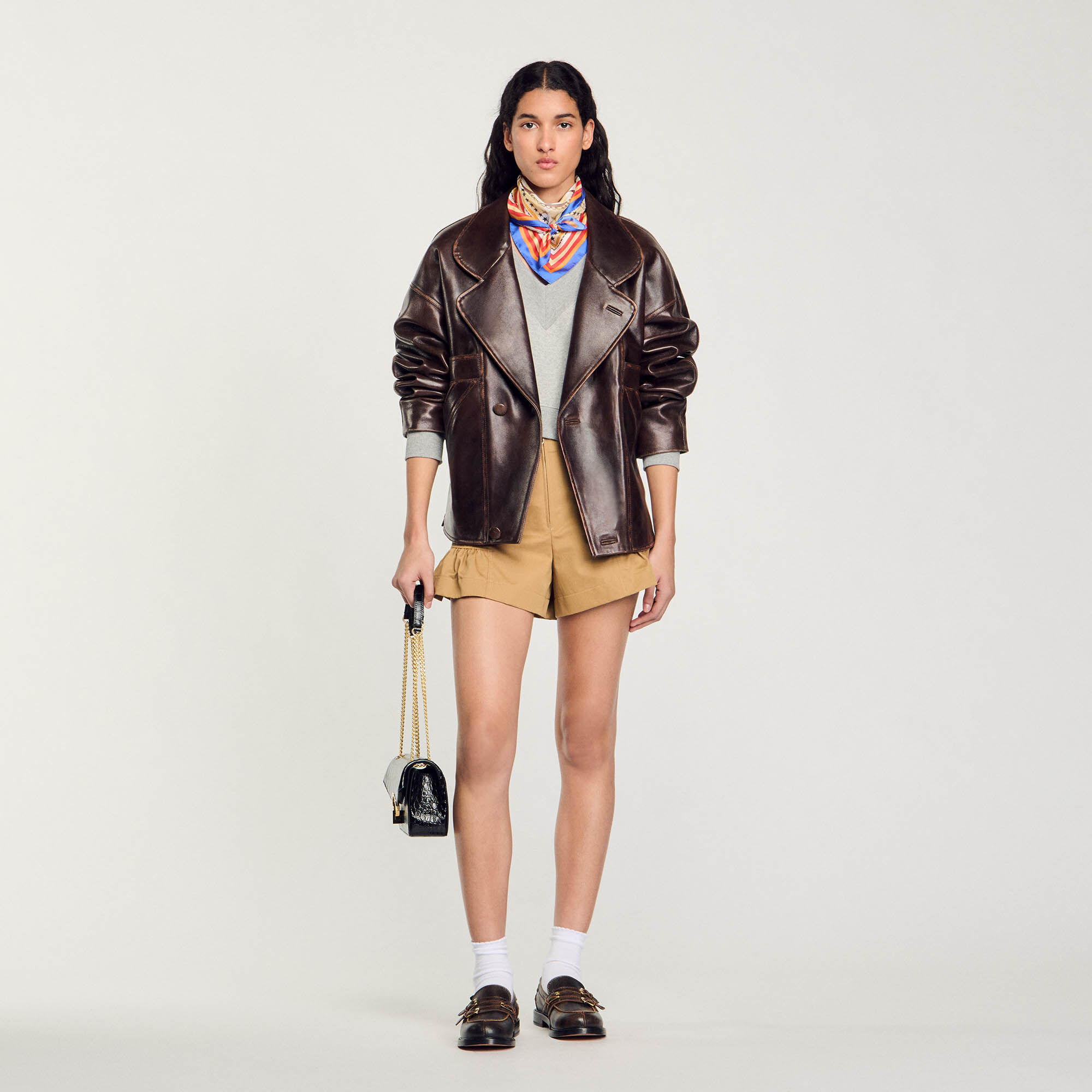Lederjacken fur Damen Sandro Paris