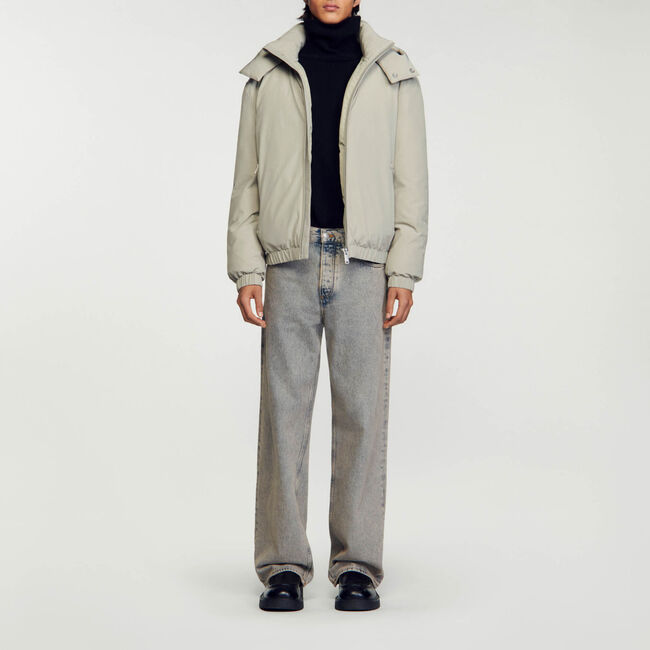 Daunenjacke mit Kapuze