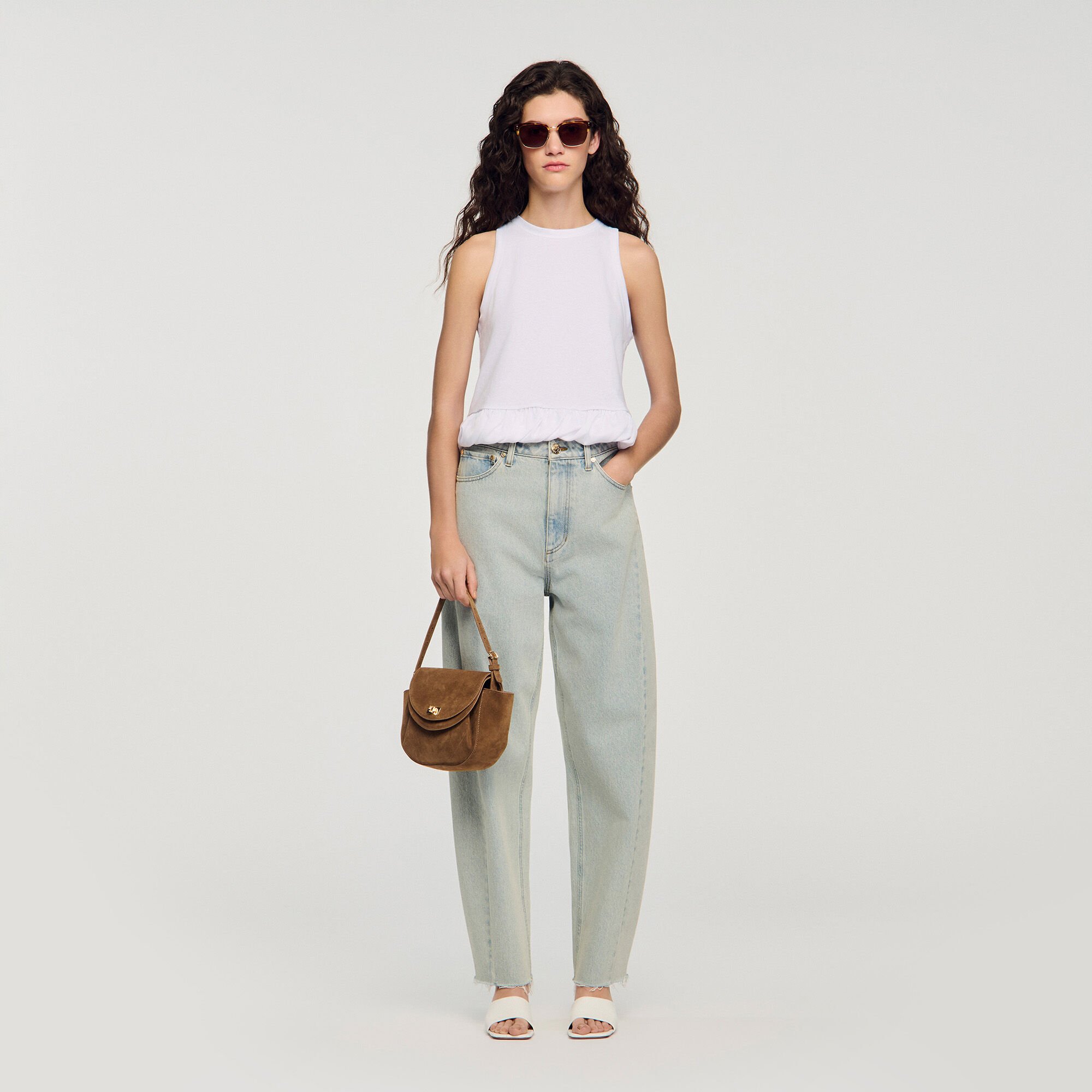 Tasche LE BAMBOLONI aus Wildleder