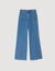 Weite Jeans mit hohem Bund