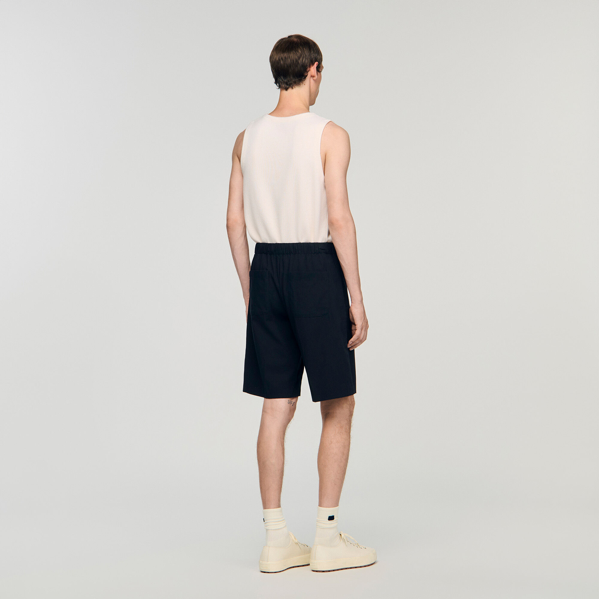 Baumwollshort mit elastischem Bund