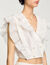 Kurzes Top mit Volants