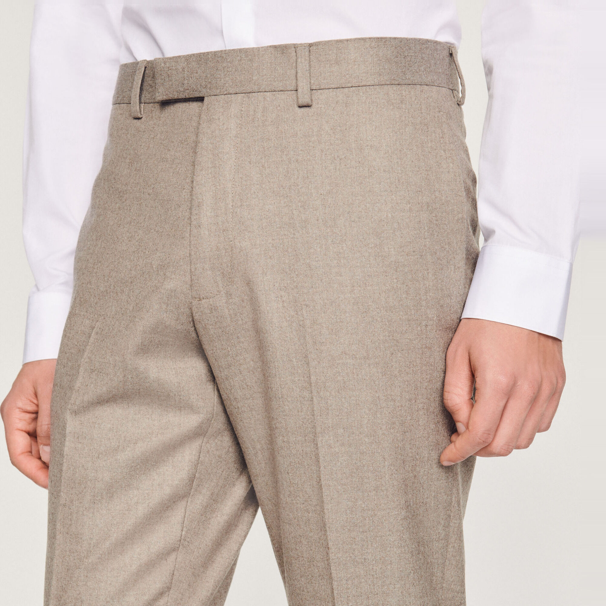 Anzughose aus Flanell