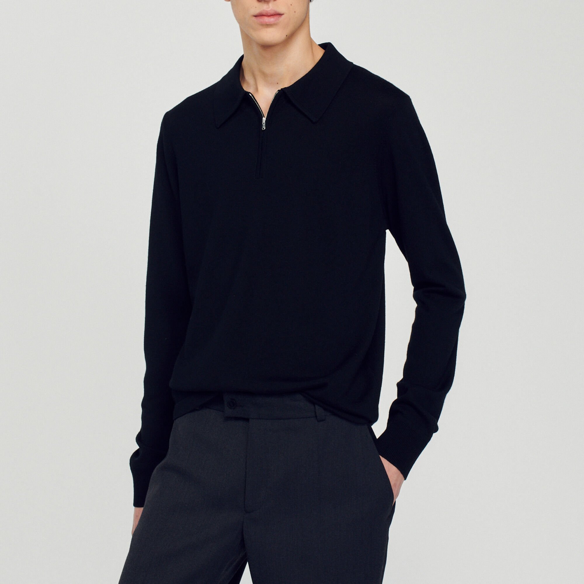 Polopullover aus Strick