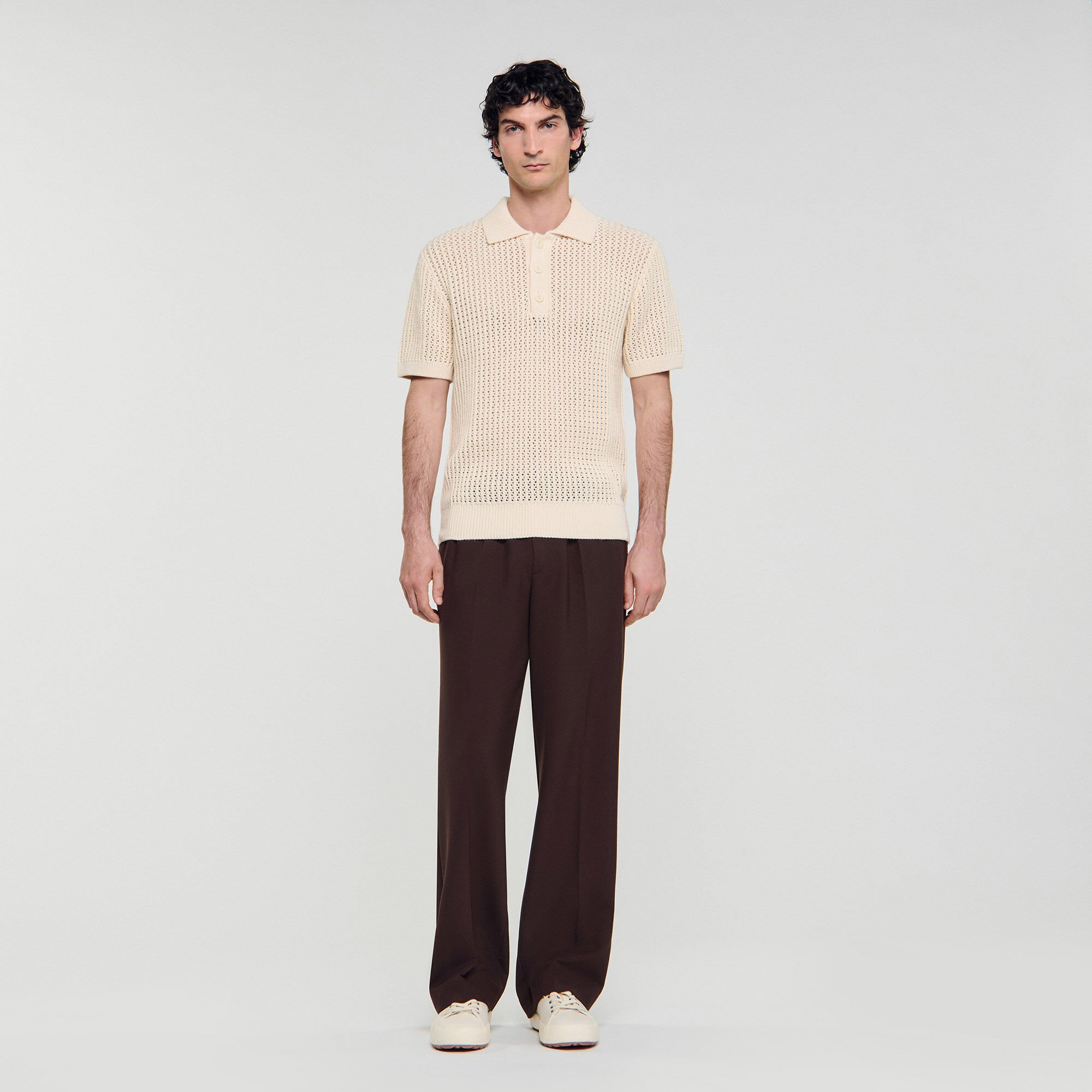 Poloshirt aus Baumwolle mit Polokragen