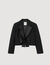 Kurze Jacke mit Satinschleife