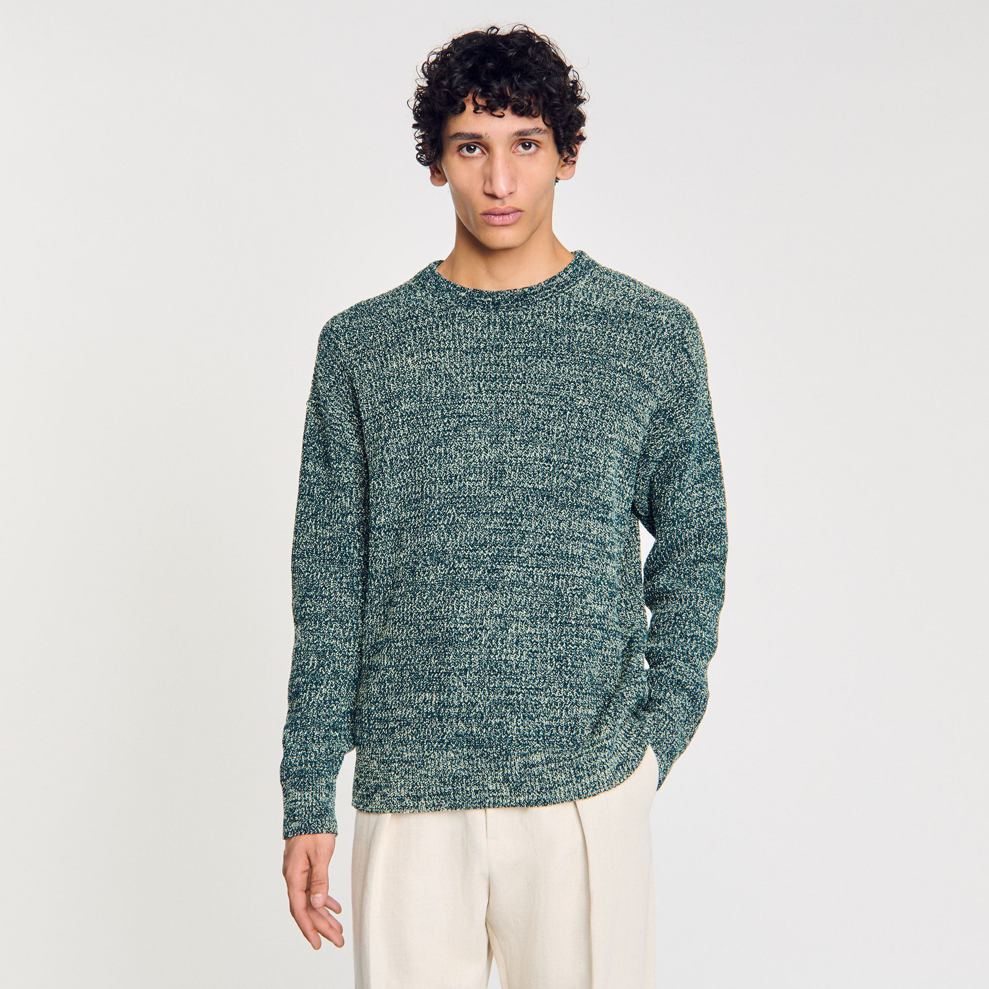 Pullover aus Chenille-Garn