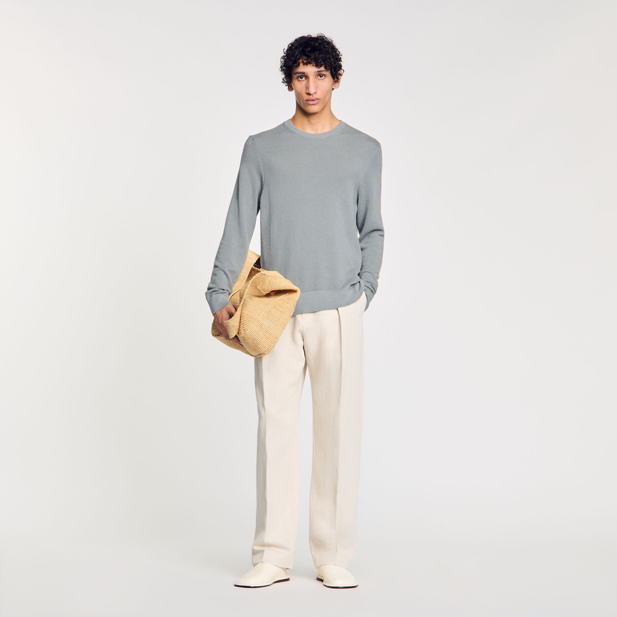 Pullover aus texturiertem Strick