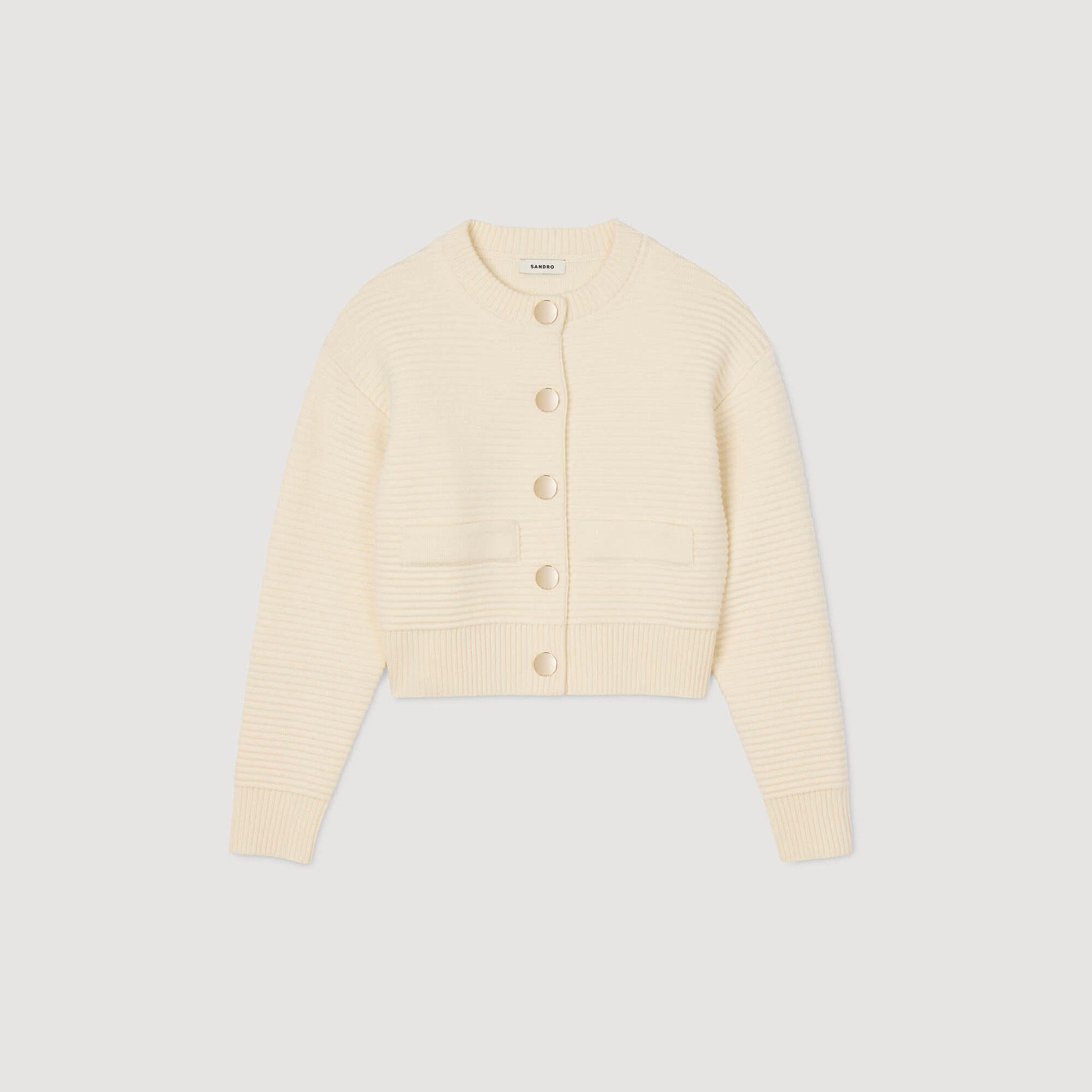 Cardigan aus texturiertem Strick