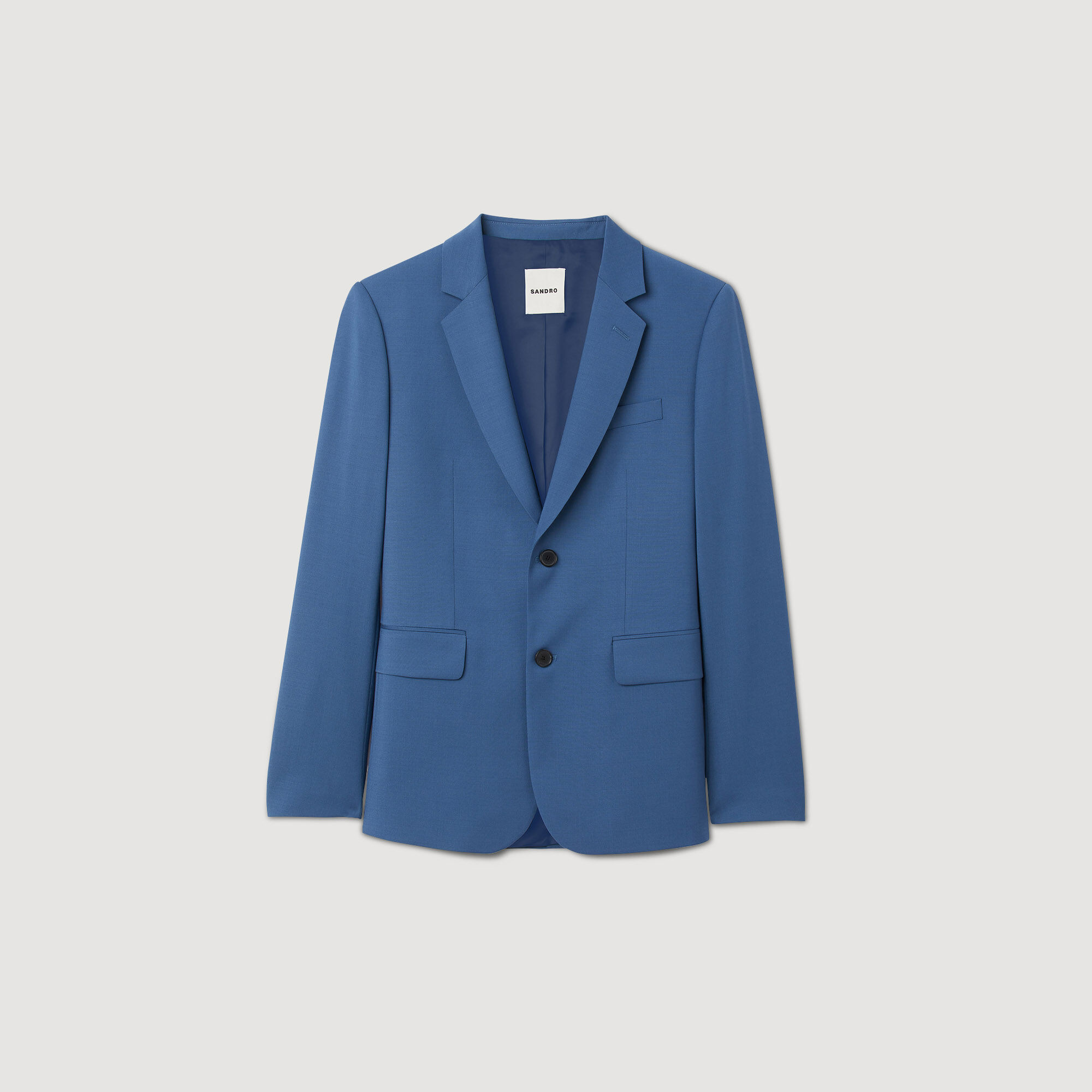 Anzugjacke aus Wolle