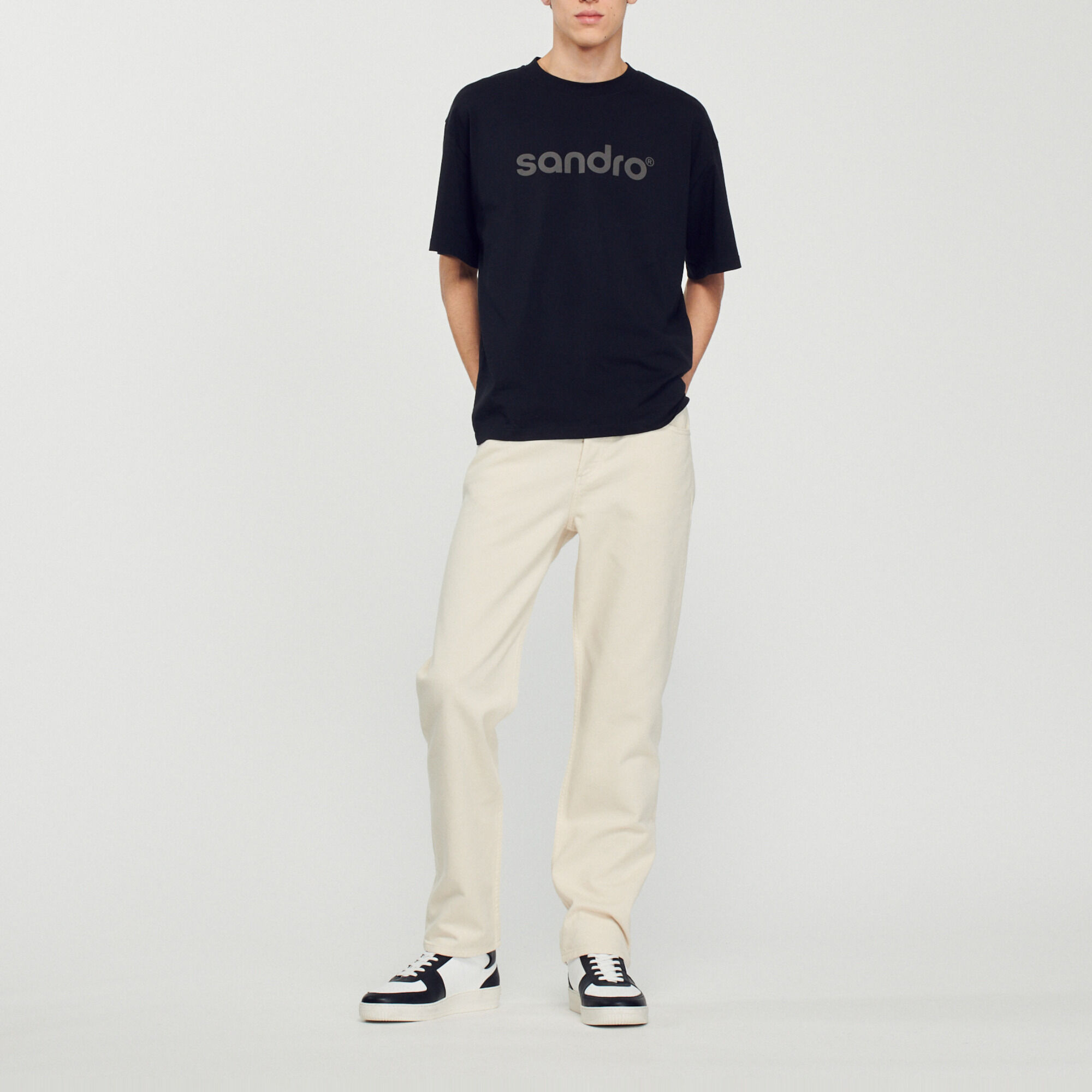 Oversize-T-Shirt mit Logo