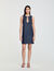 Kurzes Kleid mit Strassbesatz