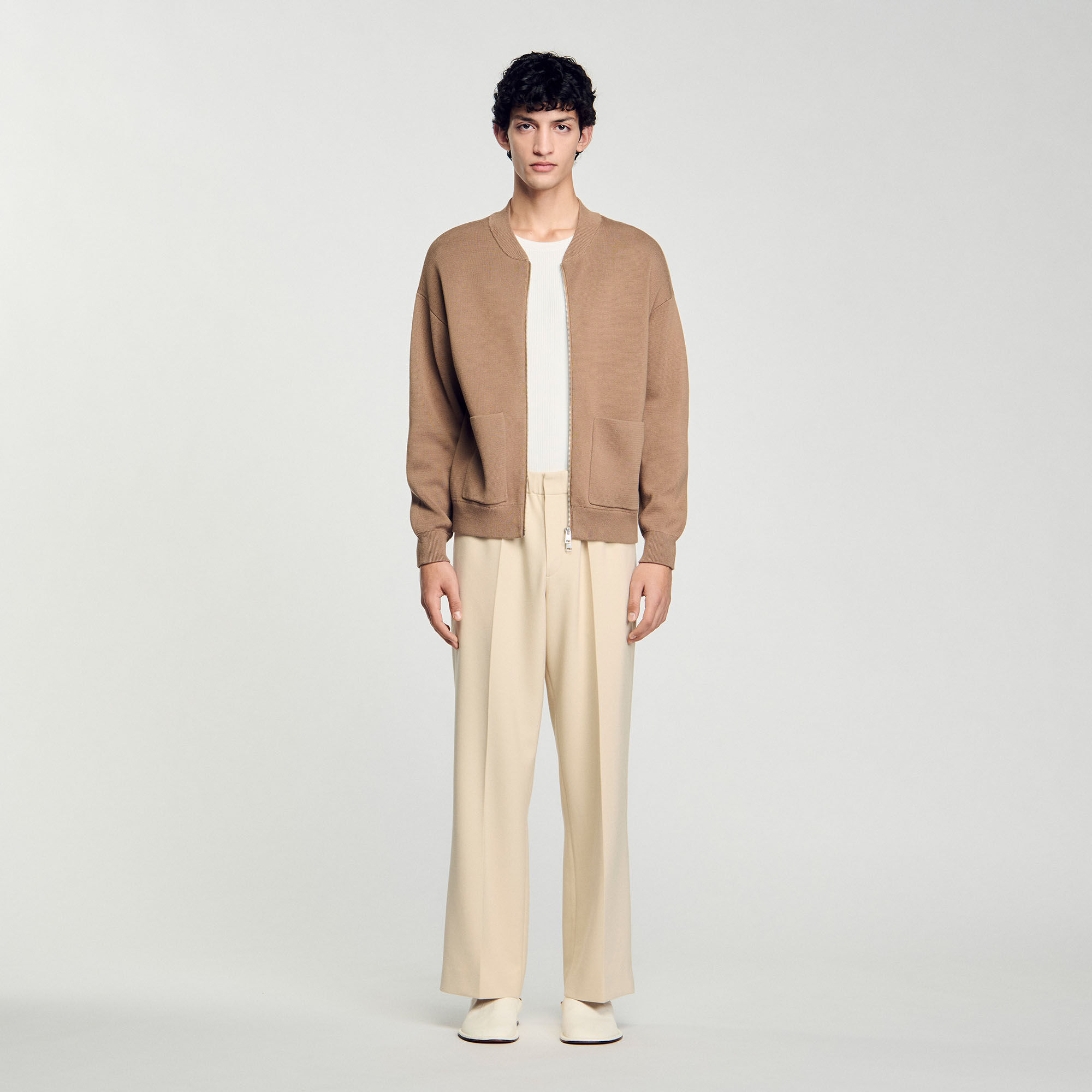 Strickblouson