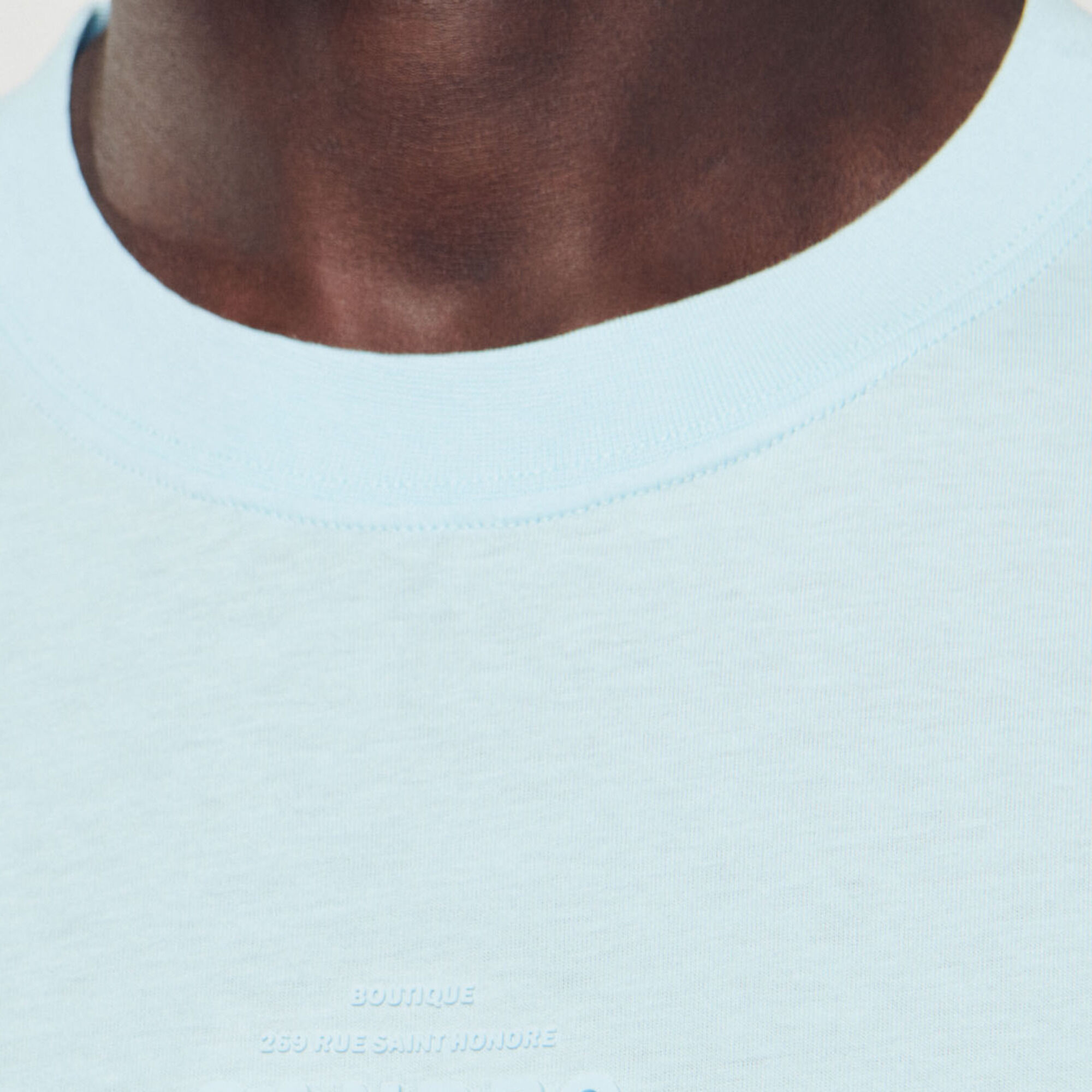 T-Shirt mit Logo aus Gummi