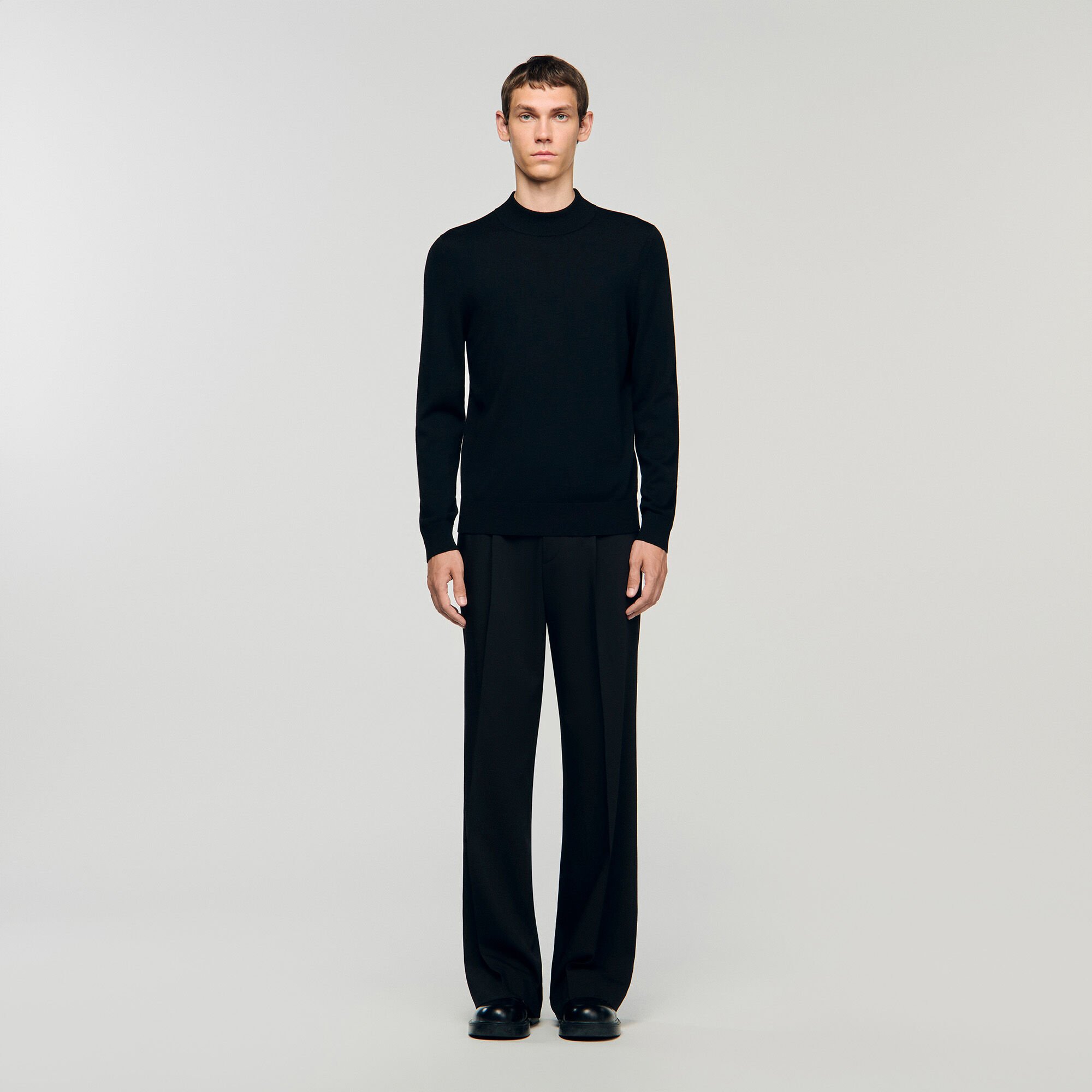 Pullover mit Stehkragen