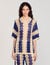 Zweifarbiger Cardigan aus Strick