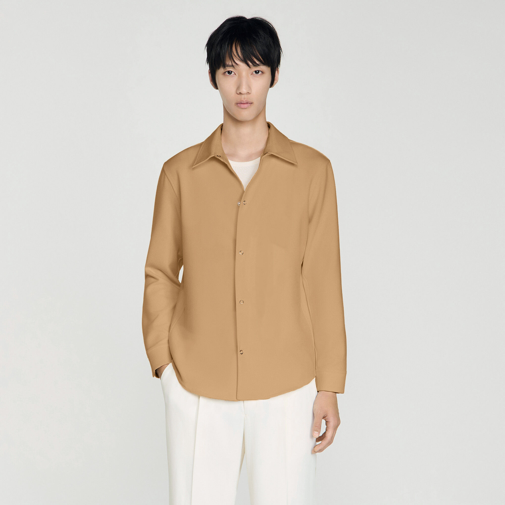 Lang&auml;rmeliges Hemd