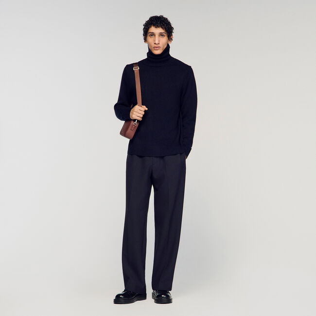 Rollkragenpullover aus Wolle & Kaschmir