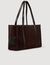 Shopper-Tasche aus Veloursleder
