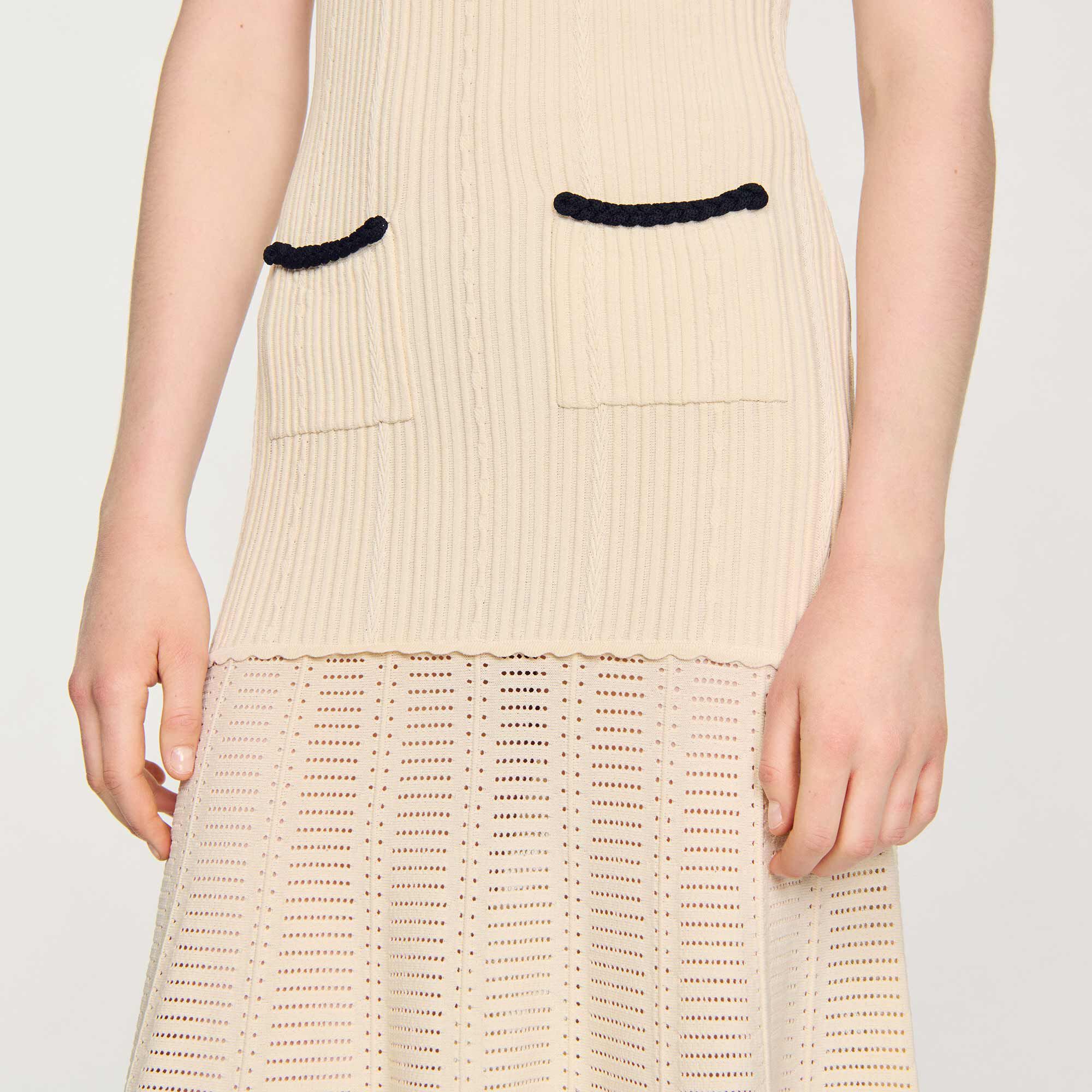 Kleid aus Pointelle-Strick