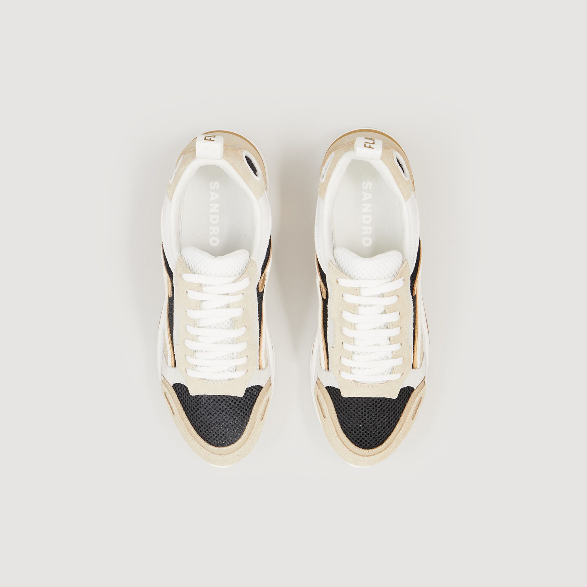 Sandro femme basket discount
