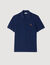 Poloshirt mit Leder-Logo