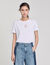 Baumwoll-T-Shirt mit Stickerei
