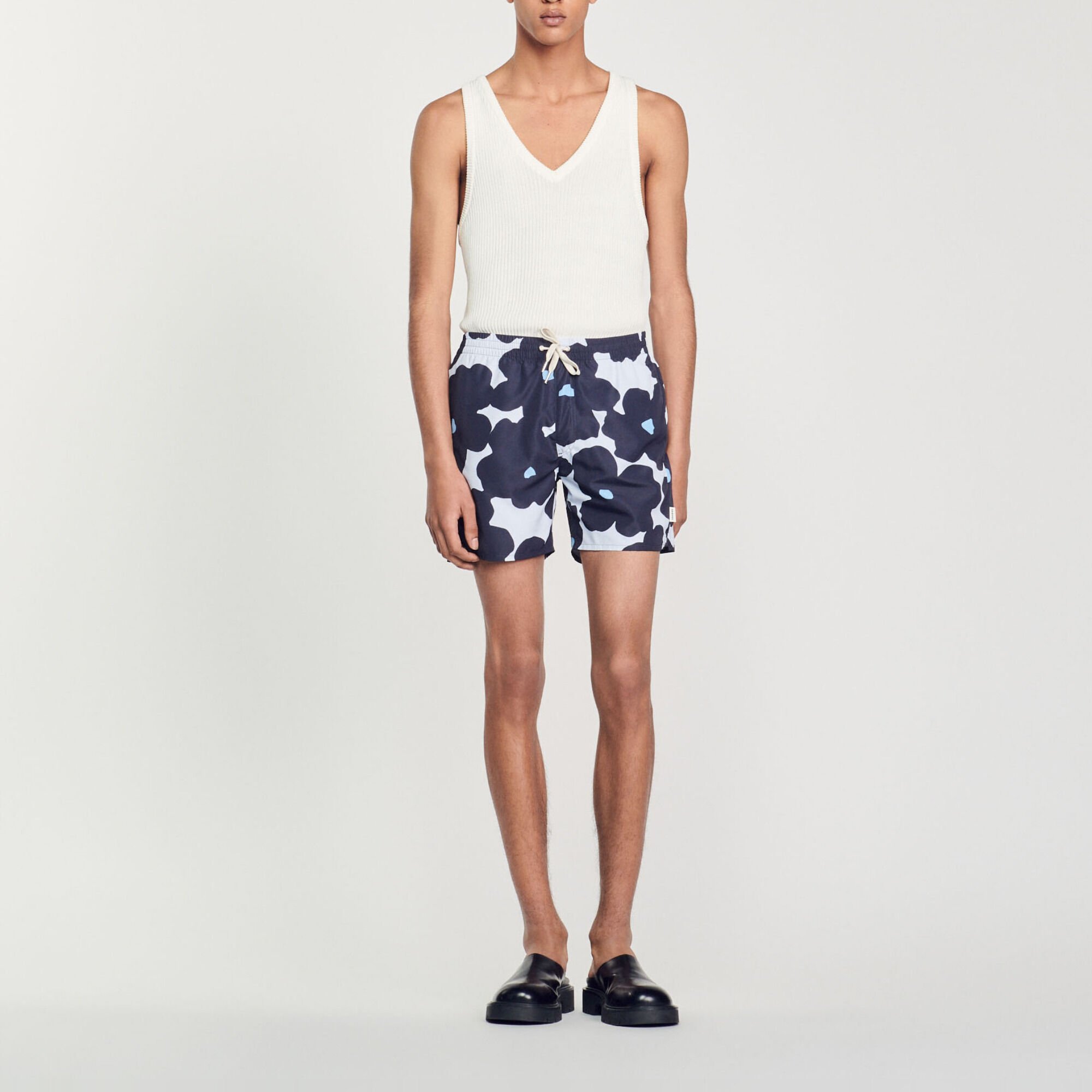 Badehose mit Blumen