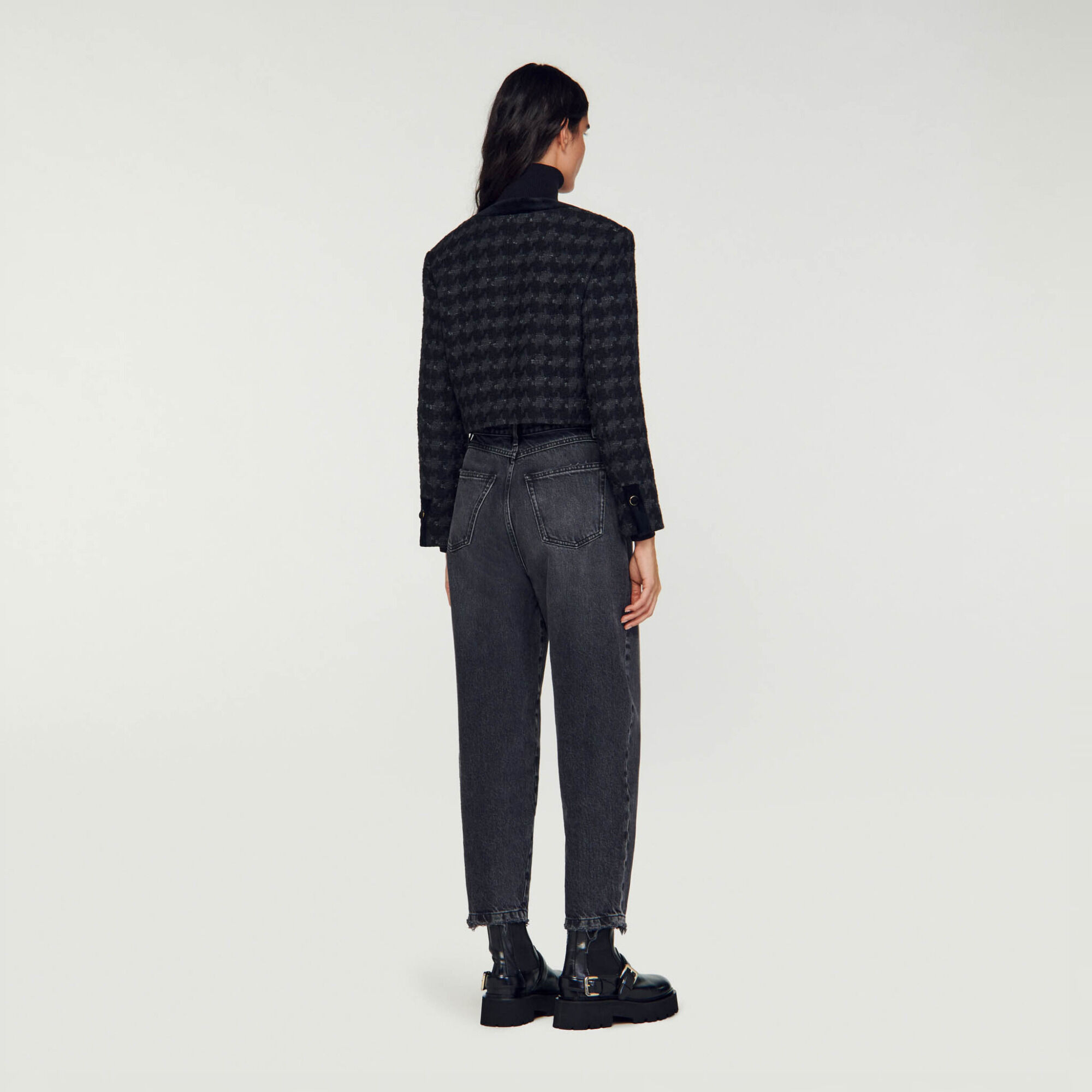 Kurze Jacke aus Tweed