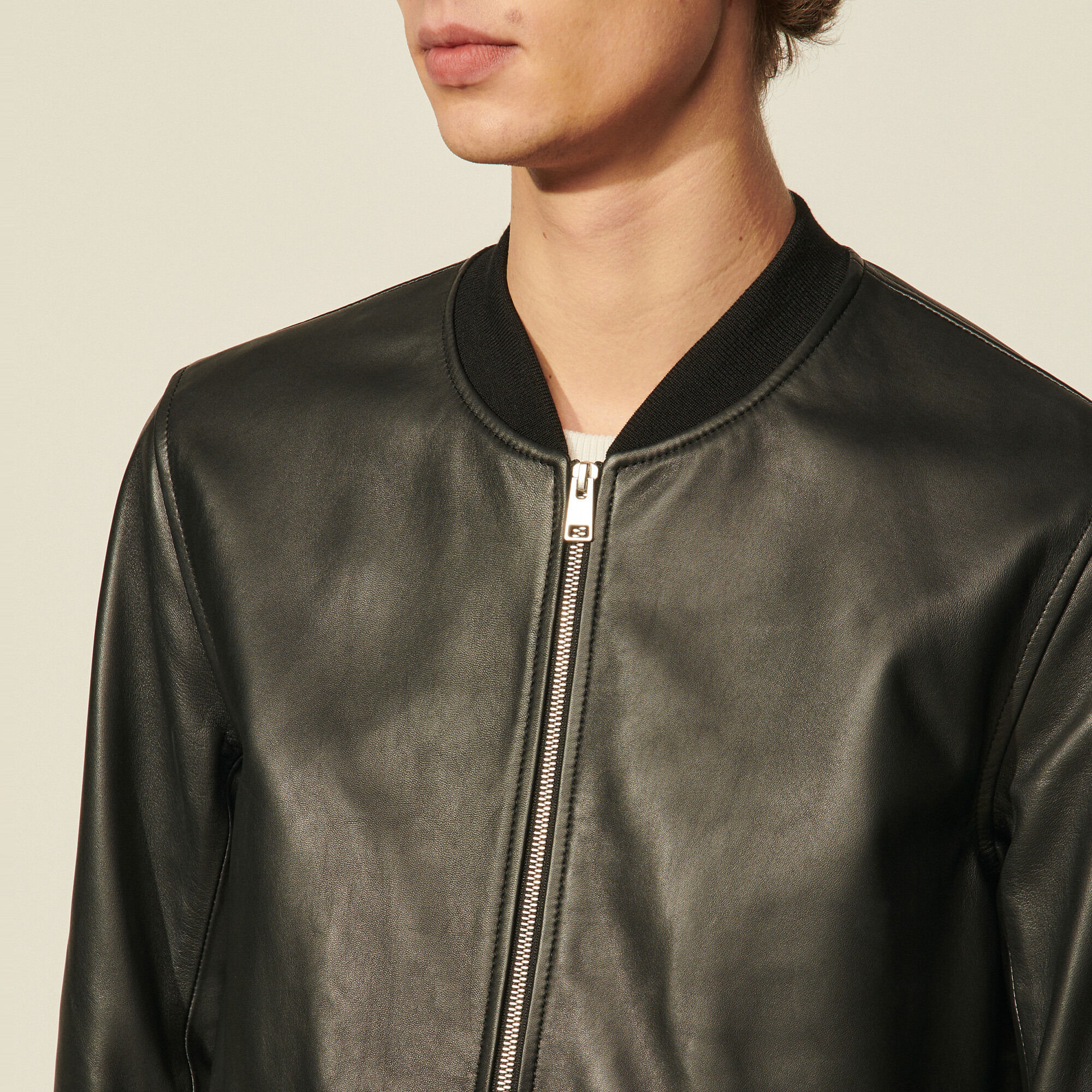 Blouson aus Leder