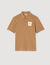 Polohemd mit Blumen-Patch