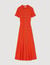 Langes Strickkleid