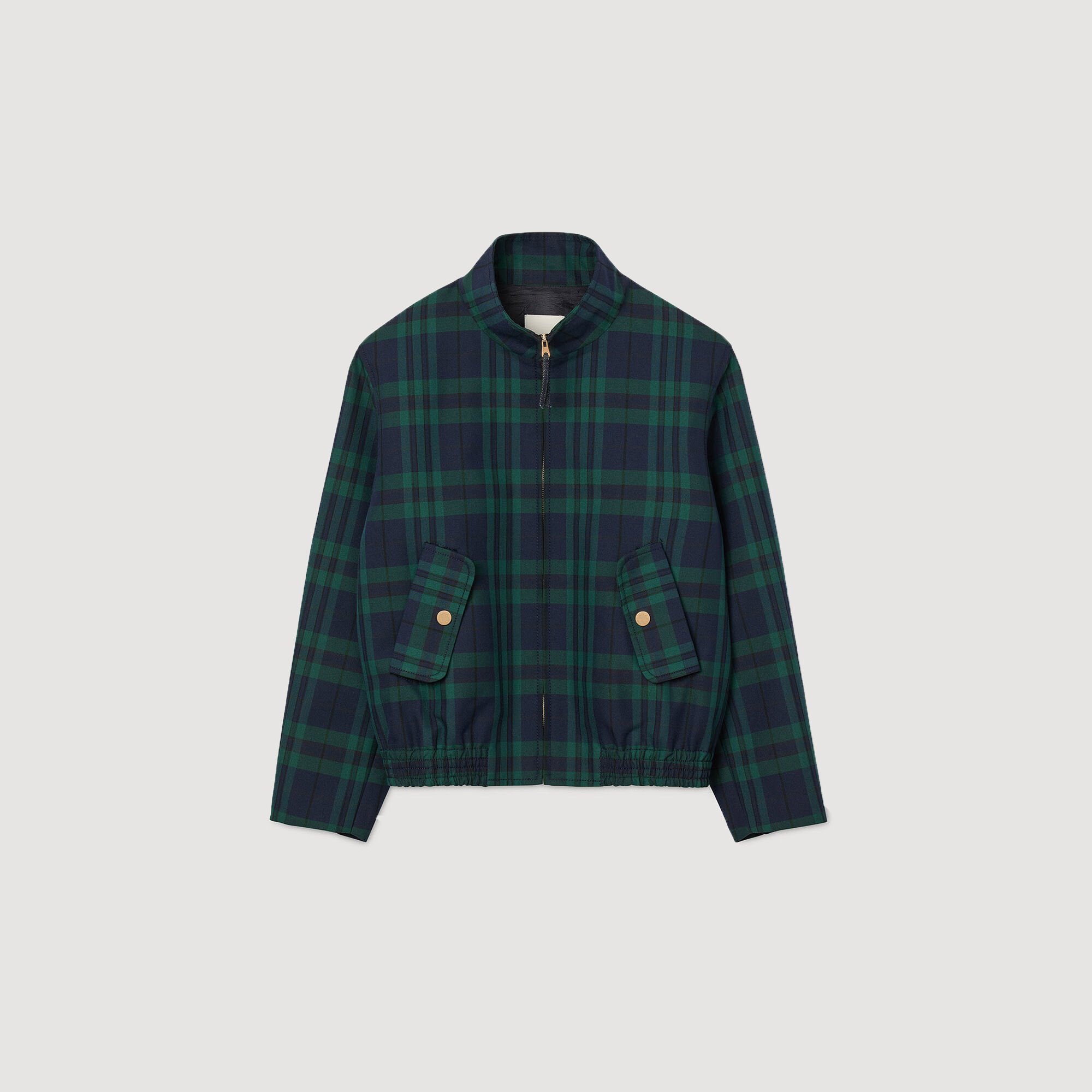 Karierte Jacke