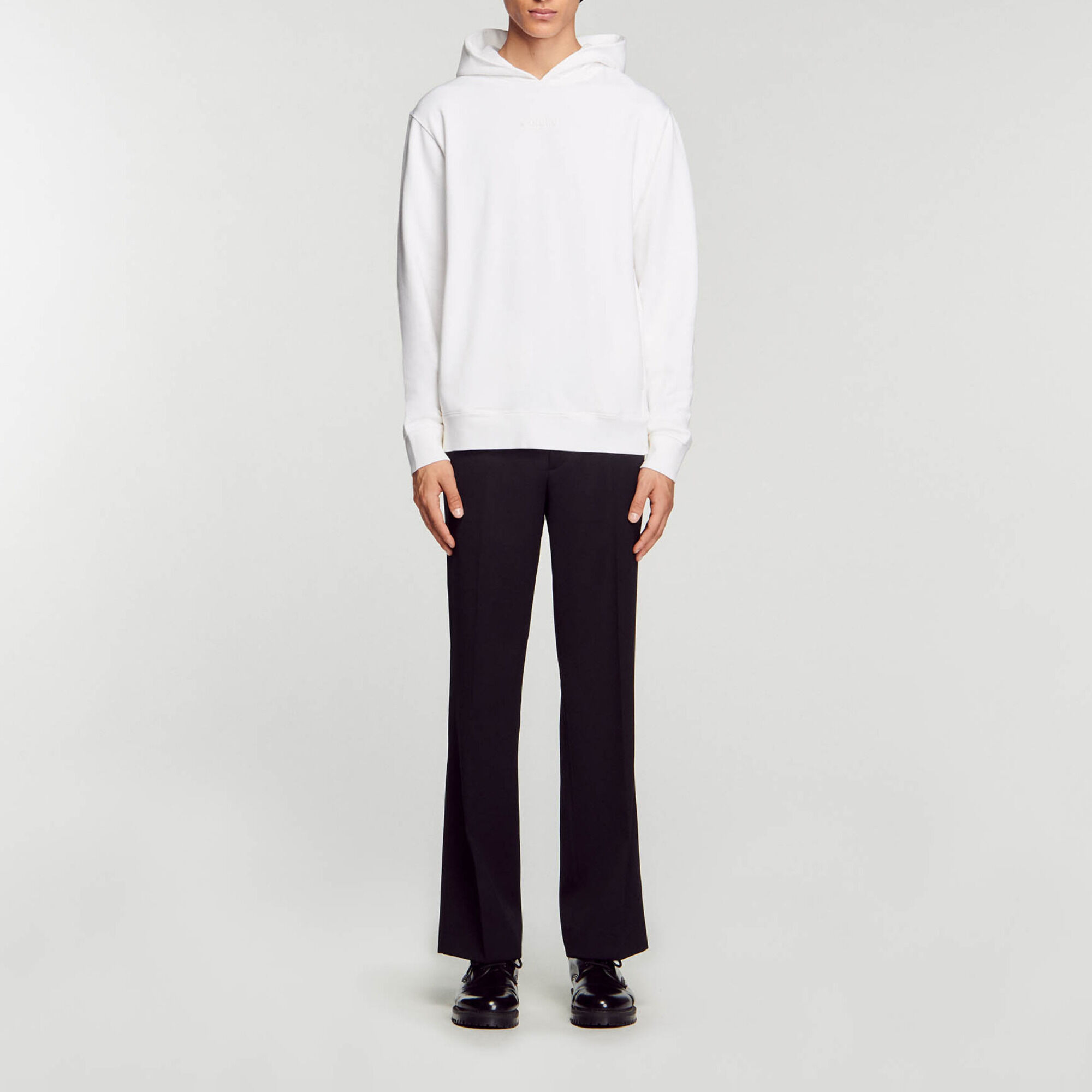 Kapuzensweatshirt mit Logo aus Gummi