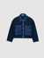 Cardigan mit Denim-Details