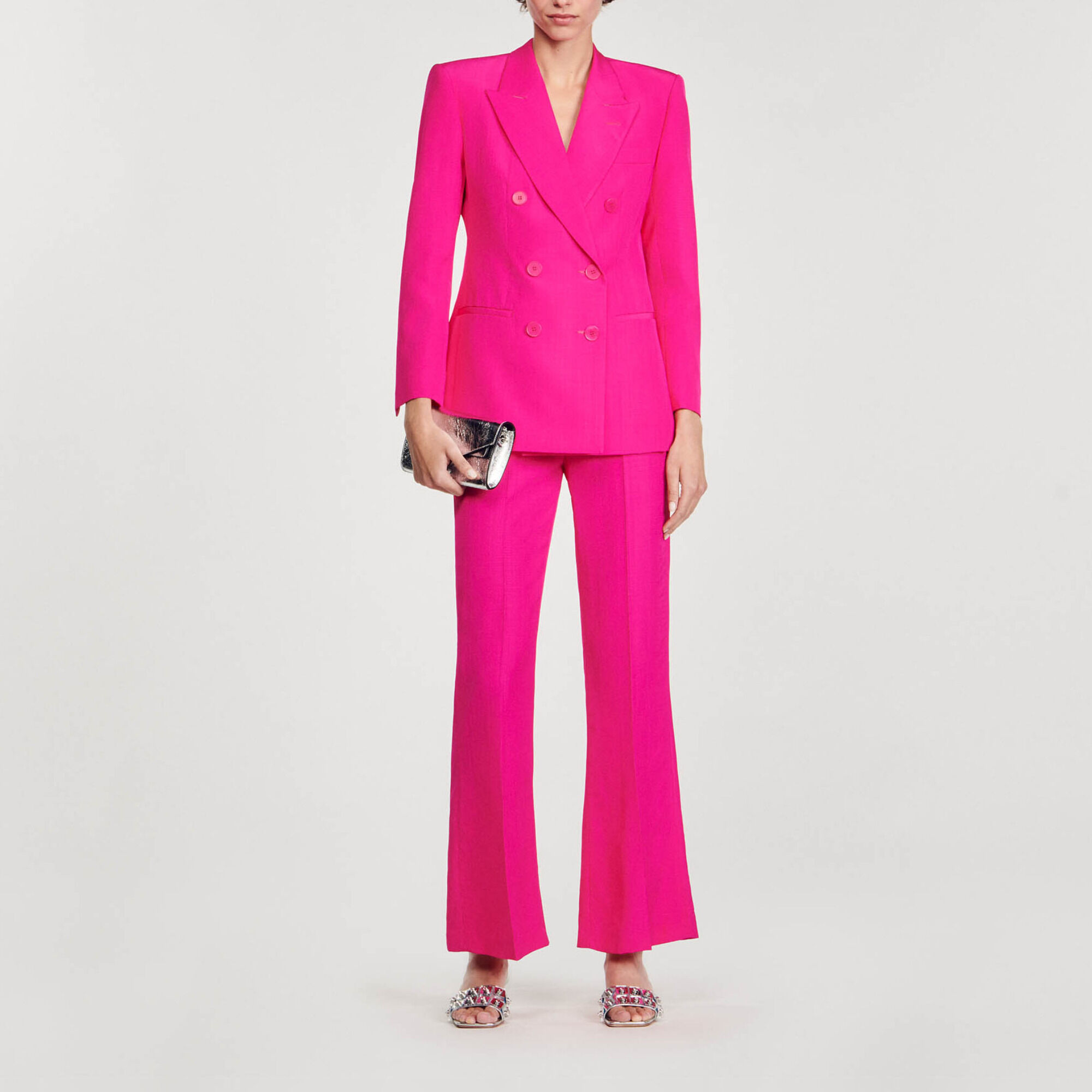 Sandro pink jacket top
