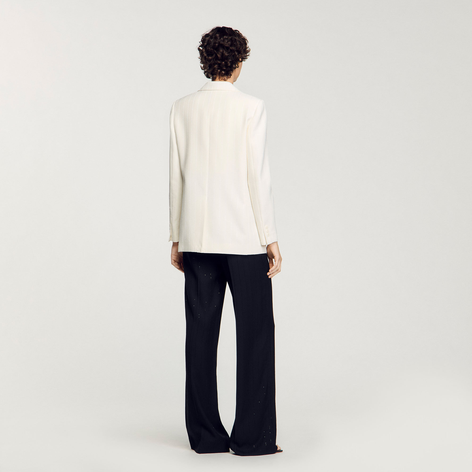 Anzugjacke mit Pailletten