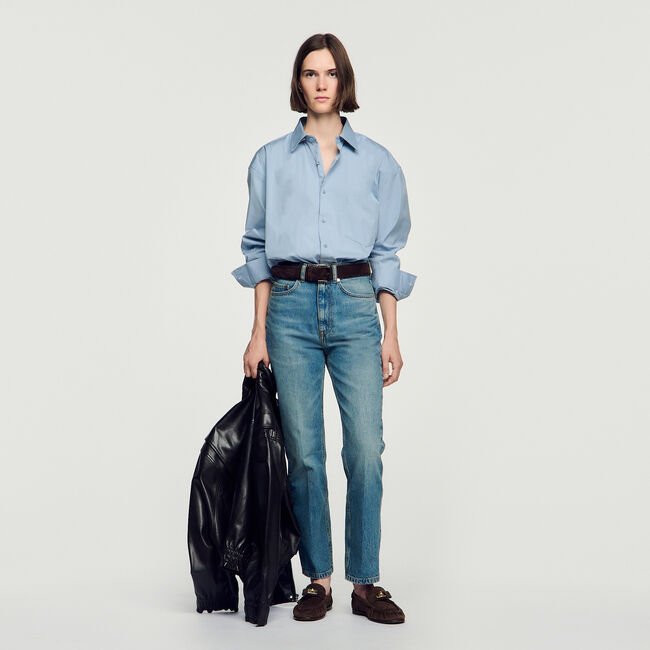 Oversize-Baumwollhemd - Mixte | Sandro