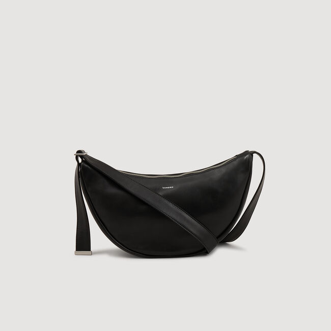 Kleine Hobo-Tasche aus Leder
