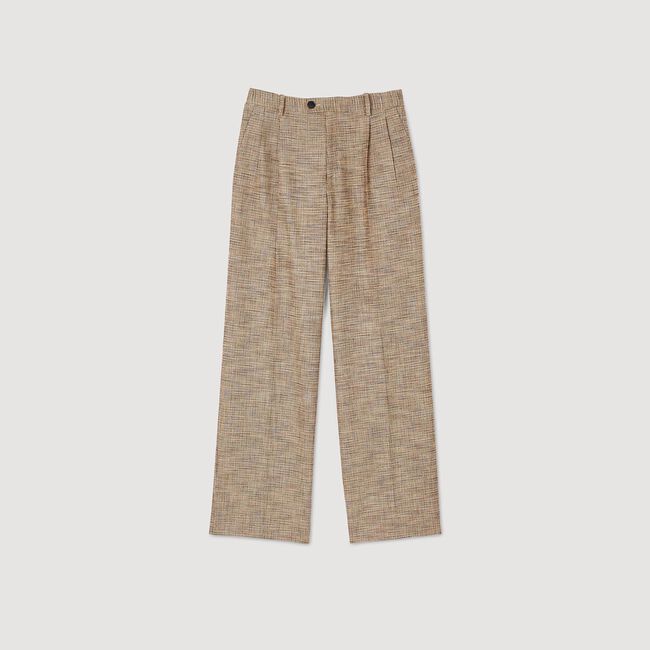 Hose mit Hahnentritt-Muster