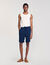 Plissierte Bermudashorts
